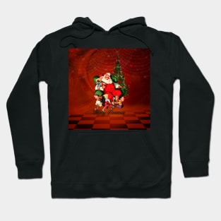 Santas claus wish you a Merry Christmas Hoodie